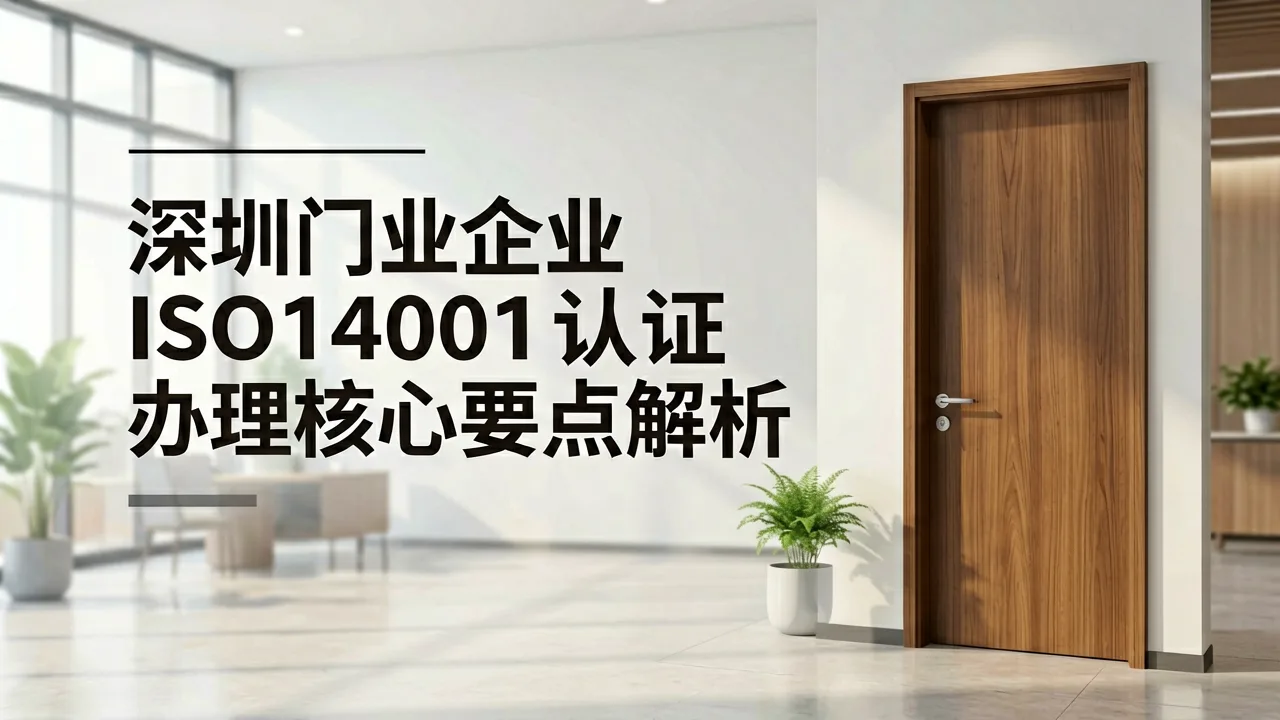 深圳门业企业ISO14001认证办理核心要点解析
