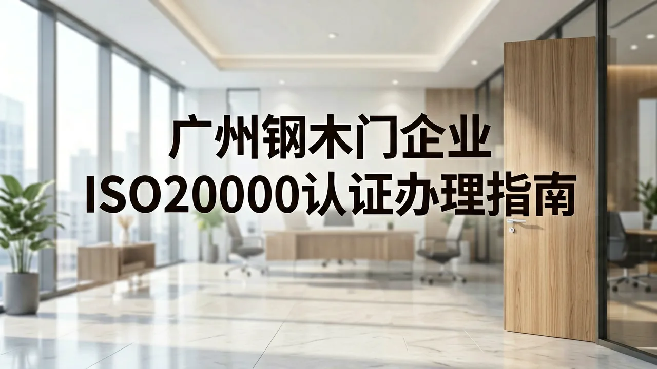 广州钢木门企业ISO20000认证办理指南