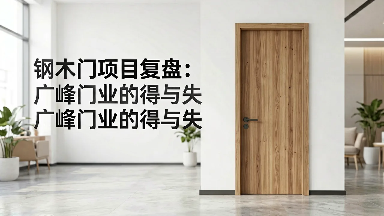 钢木门项目复盘:广峰门业的得与失