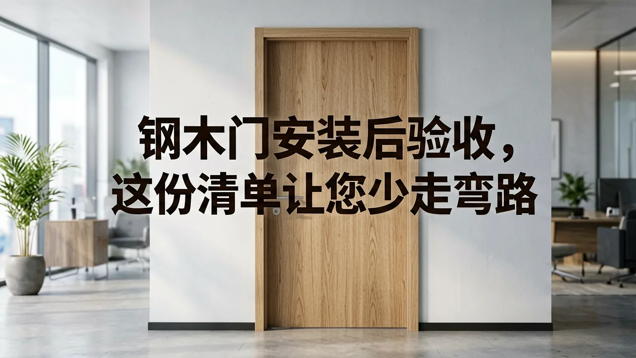 钢木门安装后验收，这份清单让您少走弯路